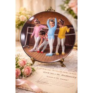 John Letostak “Look at Me, Daddy!” Limited Edition Collector Plate, 1986
